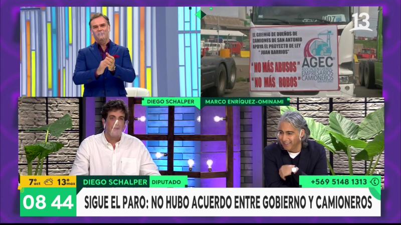 Diputado Schalper sorprende con una paya en Bienvenidos