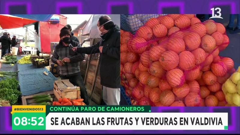 Paro de camioneros provoca alza en precios de verduras e indicios de desabastecimiento