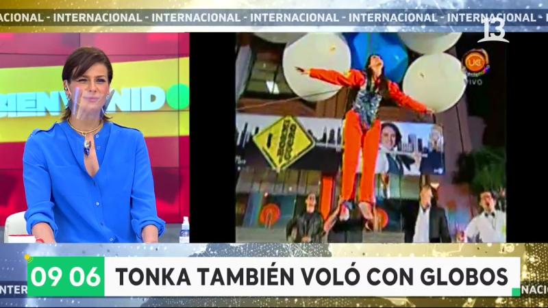 Tonka recuerda su experiencia volando con globos