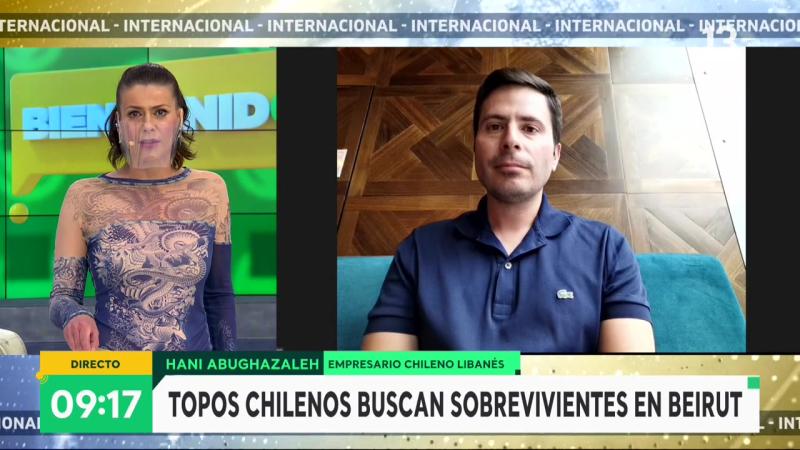 Empresario chileno libanés detalla labor de los “Topos” en Beirut