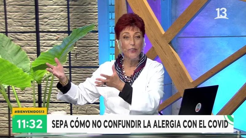Carolina Herrera explica la diferencia entre alergia y coronavirus
