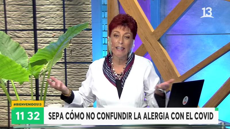 Carolina Herrera explica la diferencia entre alergia y coronavirus