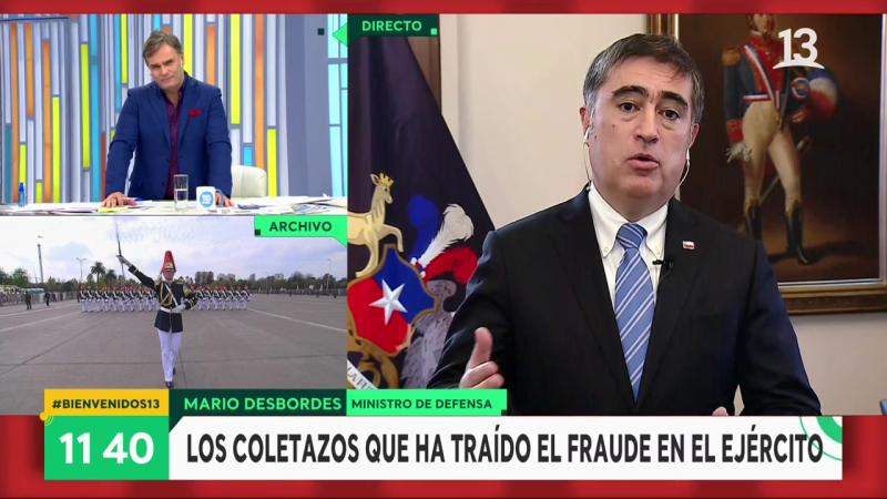 Fraude en el Ejército: Desbordes se refiere a reunión con excapitán Harvey