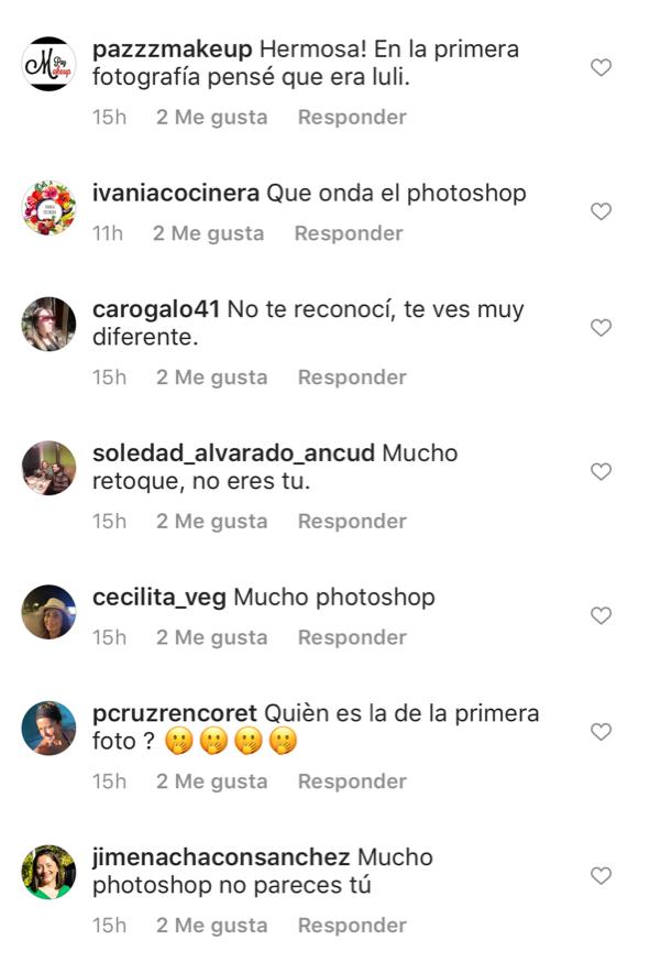 Acusan a Francisca Merino de retocar sus fotos en exceso