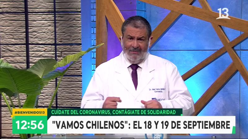 Doctor Molina sorprende con curiosa arenga para “Vamos chilenos”