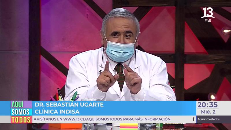 “No deje la nariz afuera”: Doctor Ugarte compara mascarilla con ropa interior