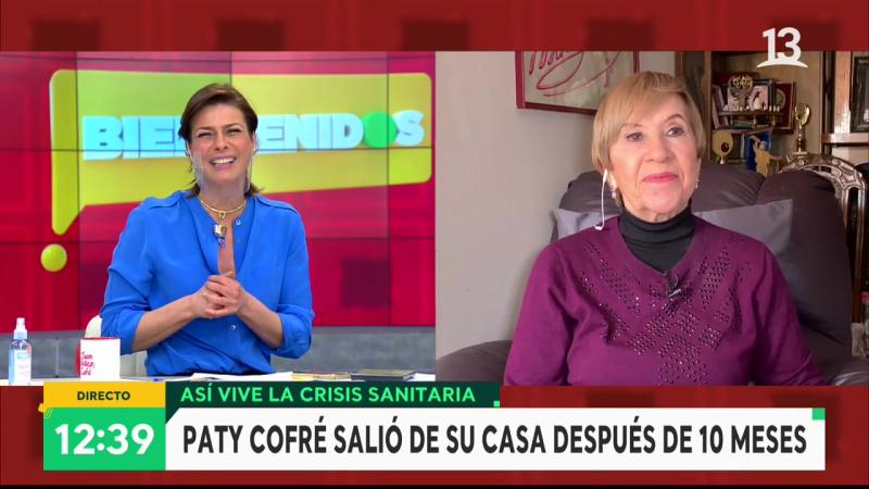 Paty Cofré le entrega su apoyo a Raquel Argandoña en pantalla