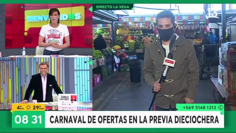 Tonka Tomicic reapareció en “Bienvenidos” con look dieciochero