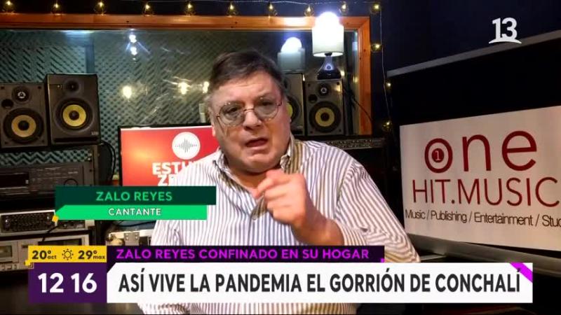 Zalo Reyes está encerrado en su casa desde febrero