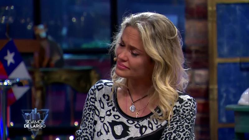 Kenita Larraín llora al hablar de reconciliación familiar