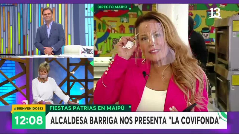 Cathy Barriga llora en pantalla al hablar de sus padres