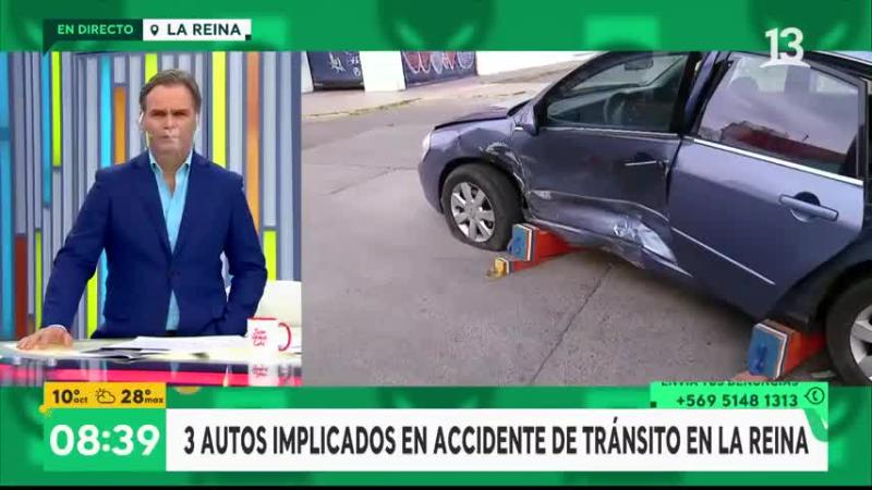 accidente de tránsito en La Reina