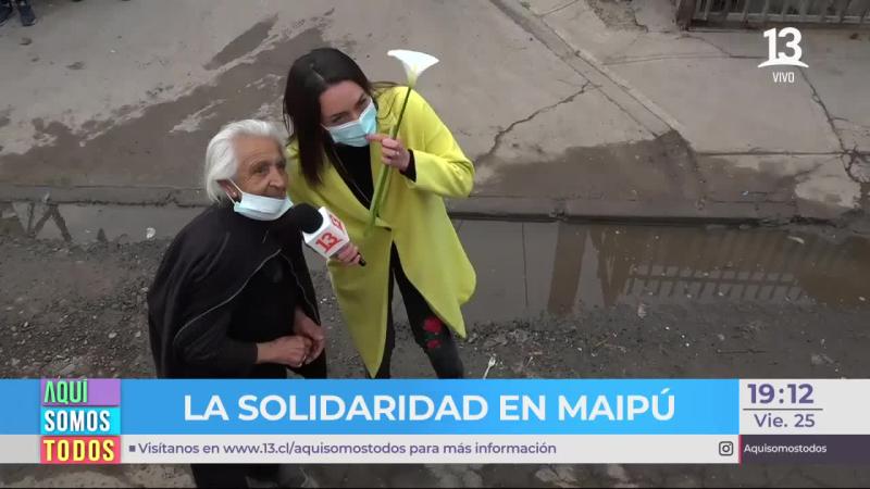 Abuela coqueta se robó la atención en “Aquí Somos Todos”