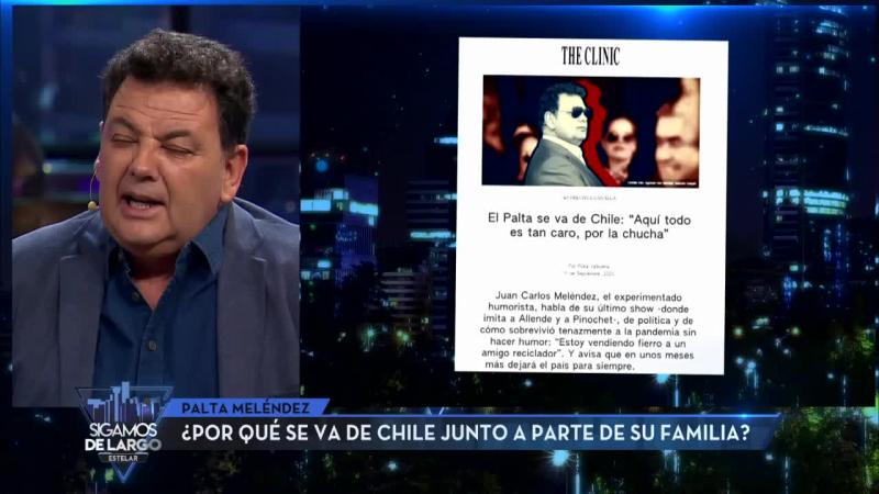 Palta Meléndez aclara la verdad sobre su partida de Chile