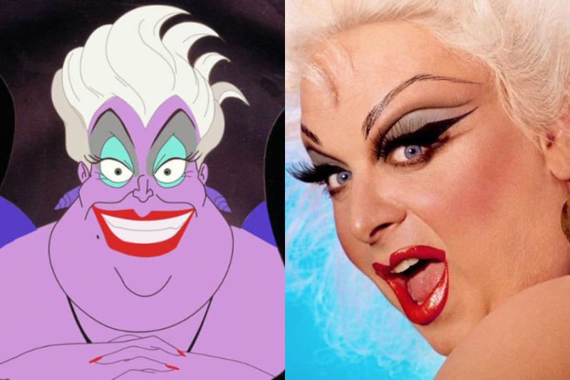 úrsula, personajes de disney inspirados en la vida real