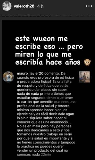 Vale Roth enfrenta crítica por hacer clases sin haber estudiado