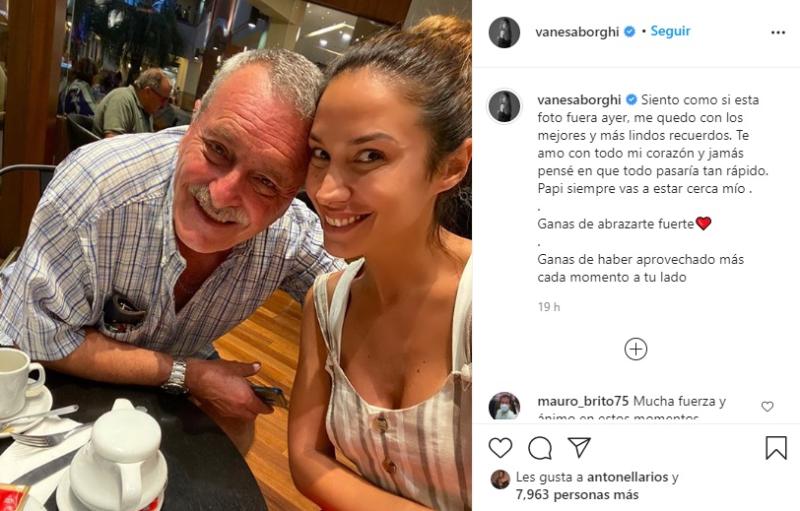 Vanesa Borghi defiende sus publicaciones positivas tras muerte de padre
