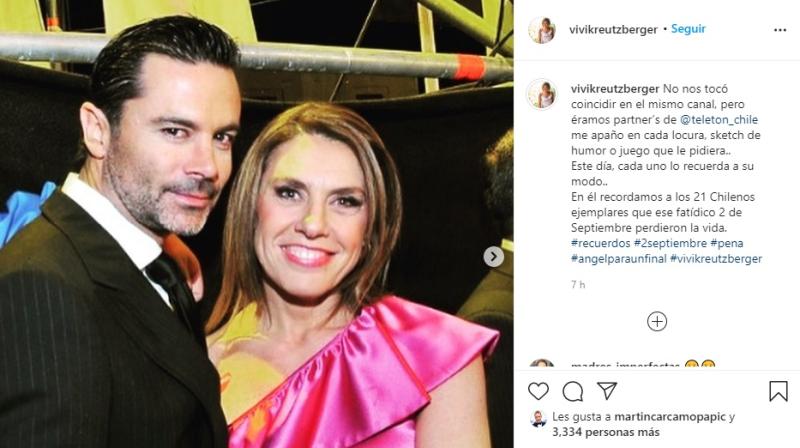 “Éramos partners”: Vivi Kreutzberger recuerda a Felipe Camiroaga