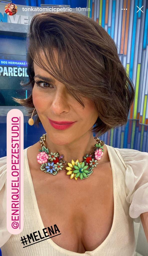 Tonka Tomicic estrena nuevo look con su pelo más largo