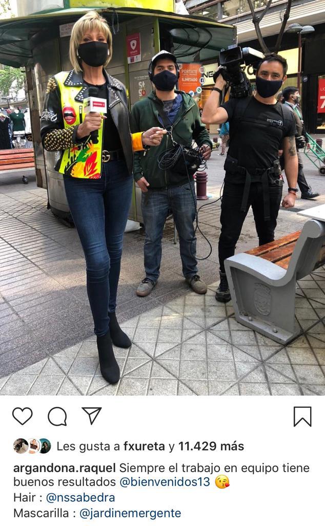 “Se pasó”: Look de Raquel Argandoña fue celebrado por compañeros