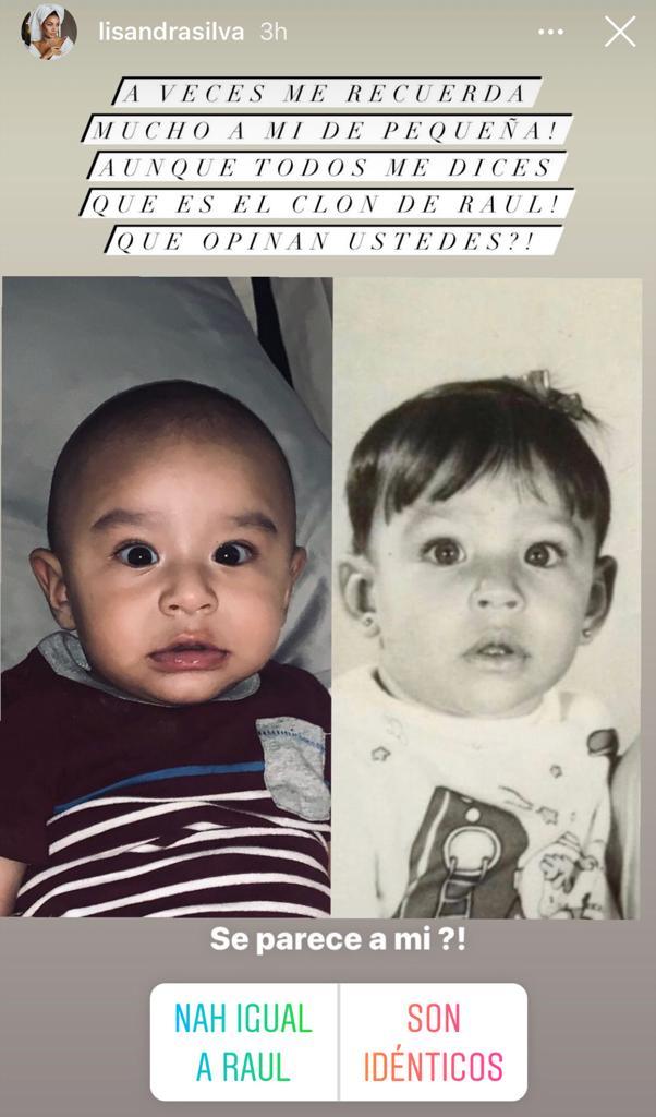 Lisandra Silva confirma parecido con su hijo gracias a foto del recuerdo