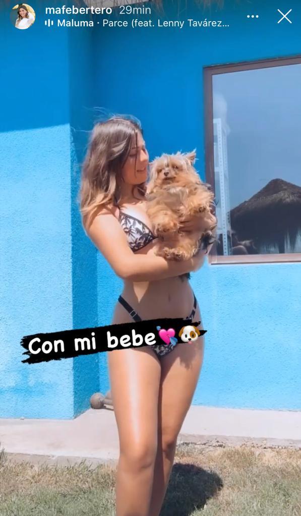 Mafe Bertero recibe temporada de calor con audaz traje de baño