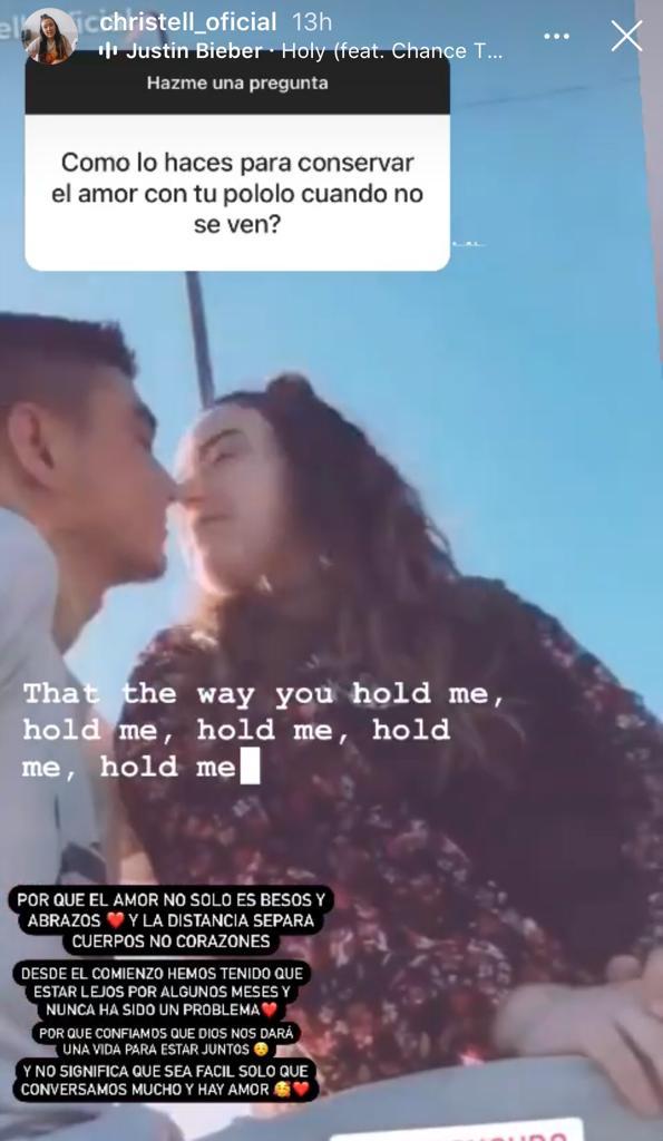 Christell confiesa cómo conserva su pololeo a distancia