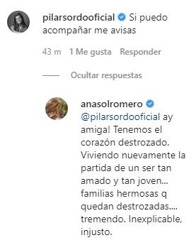 La dolorosa pérdida familiar que impacta a Ana Sol Romero