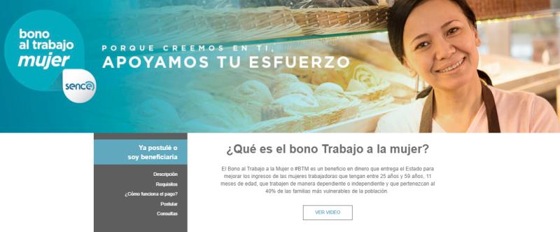 Bono al Trabajo de la Mujer