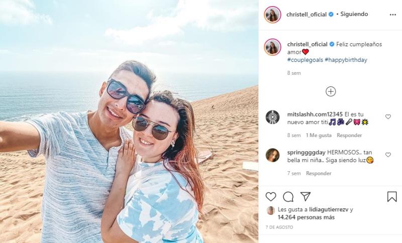 Christell confiesa cómo conserva su pololeo a distancia