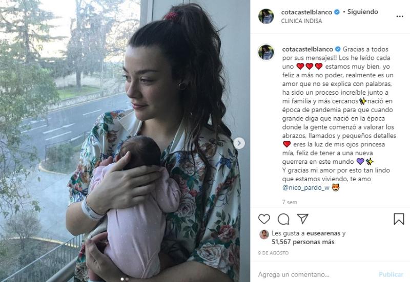 Cota Castelblanco habla de la diferencia de edad con su pareja