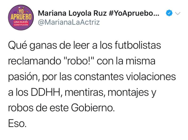 Mariana Loyola desata polémica tras comentario sobre futbolistas