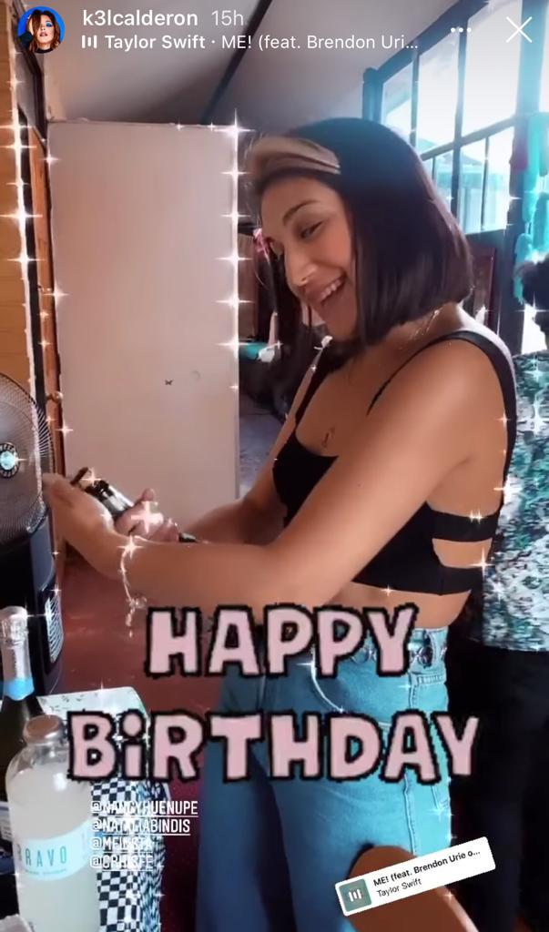 Kel Calderón celebra cumpleaños de asesora del hogar con bella fiesta