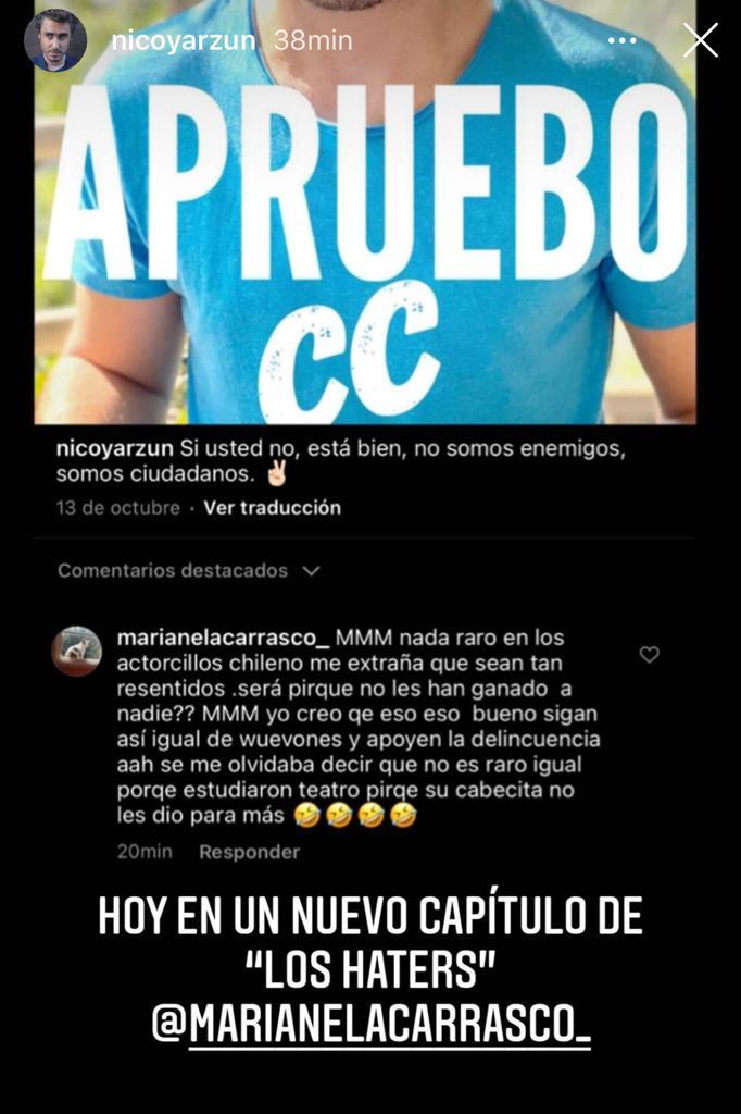 “Resentidos”: Nicolás Oyarzún reacciona ante insólita crítica