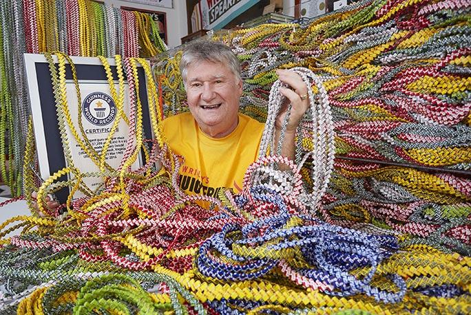 La cadena de envolturas de chicle más larga
