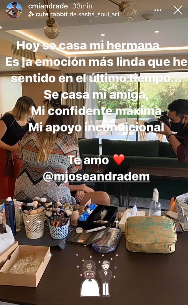 “Es la emoción más linda”: Camila Andrade revela romántica noticia