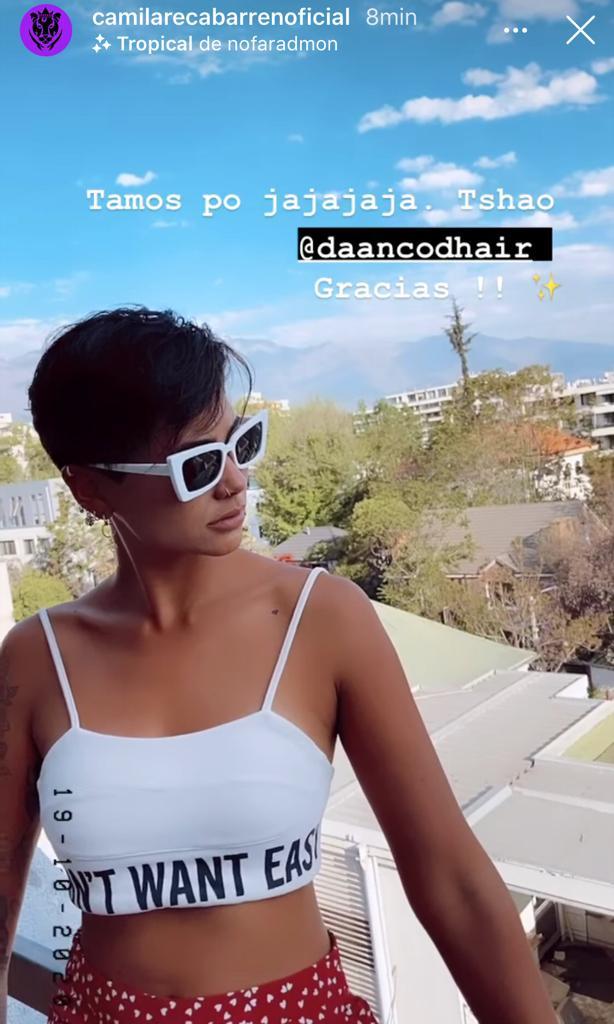 “Adiós con todo”: Camila Recabarren impacta con cambio de look
