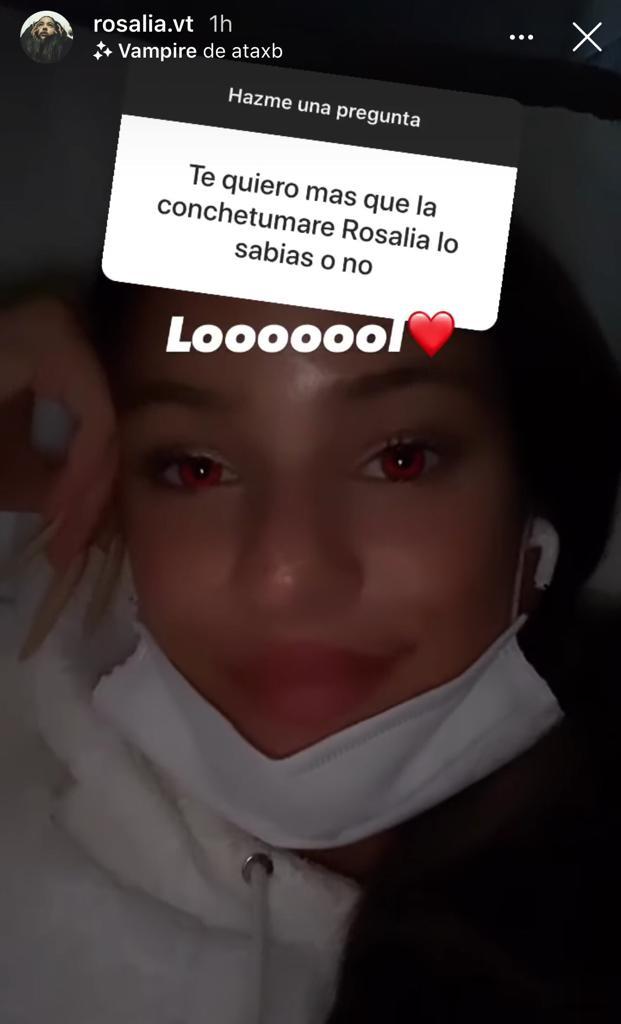 Rosalía reacciona ante insólito chilenismo de seguidor