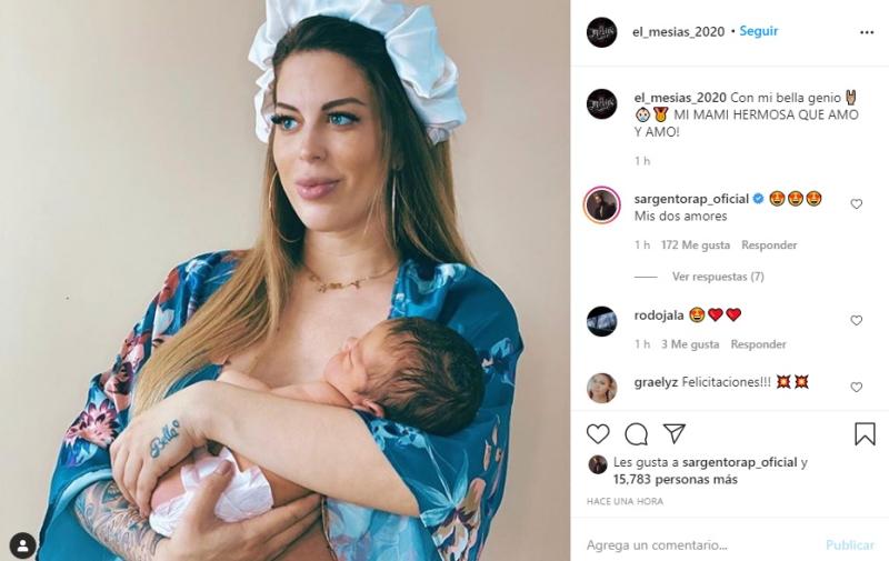 Sargento Rap ya es papá y enseñó primeras imágenes de su hijo