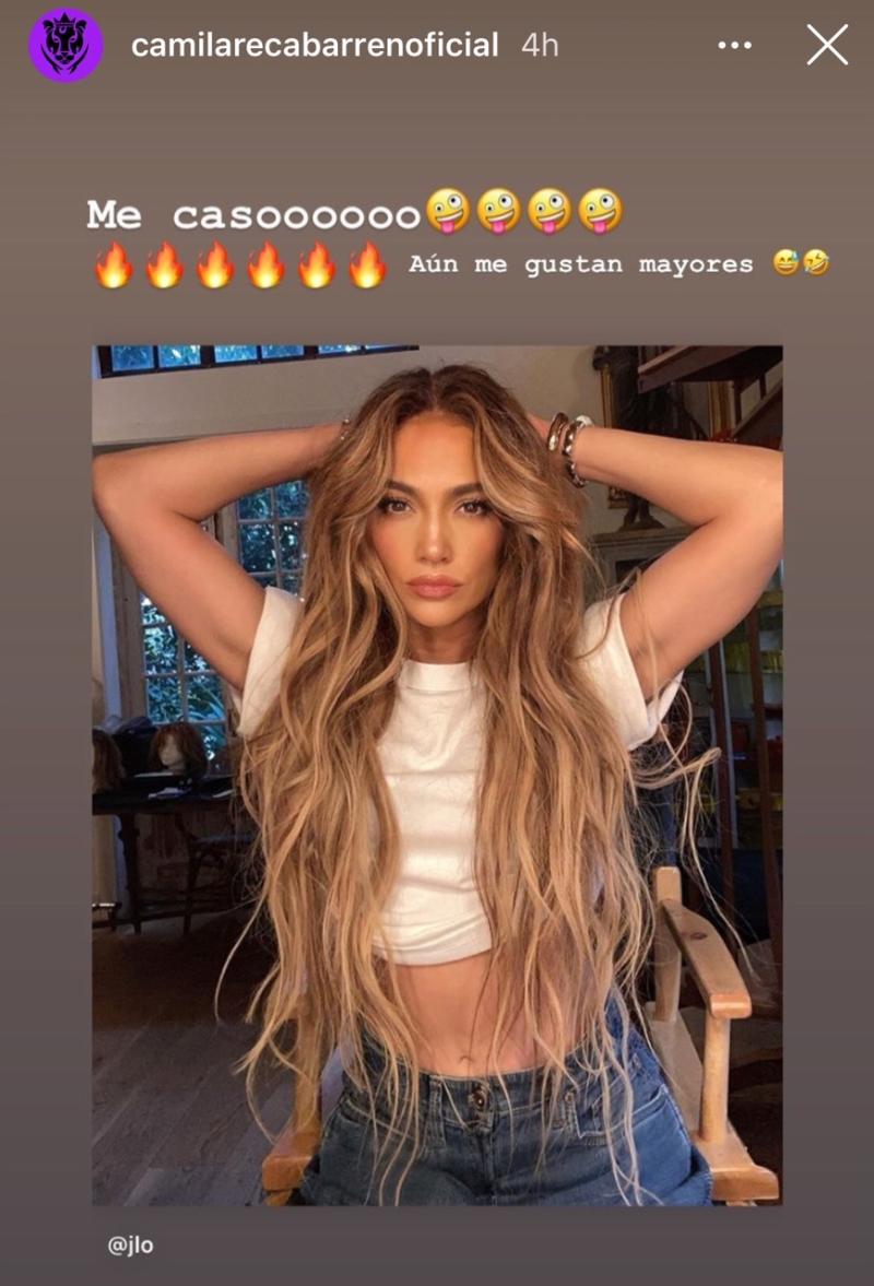 “Me caso”: Camila Recabarren reacciona a foto de famosa cantante