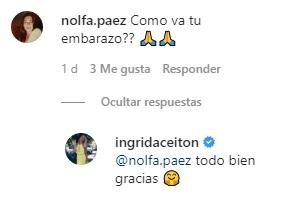 Ingrid Aceitón muestra sus 4 meses de embarazo con llamativo look