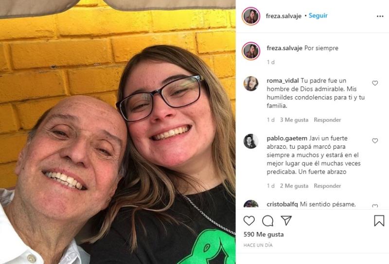 Hija de Pato Frez revela el último audio que le mandó su padre