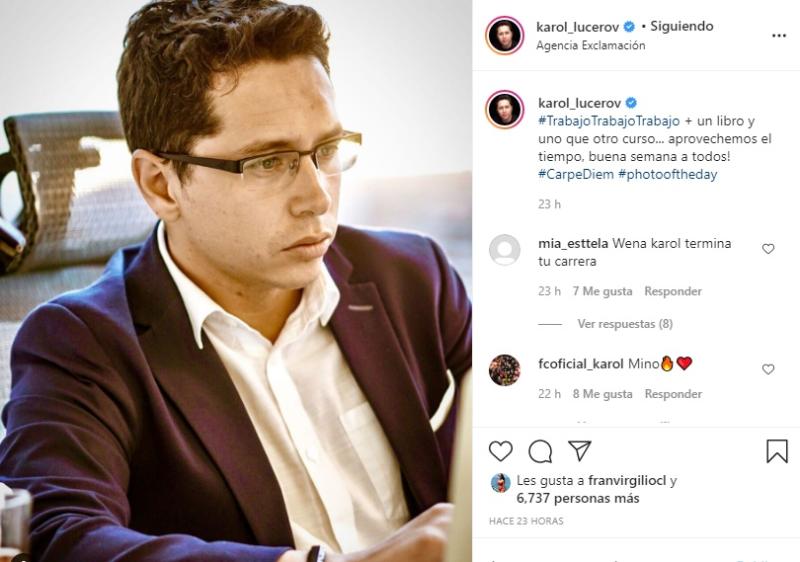 Karol Lucero responde a seguidora que le pidió terminar sus estudios