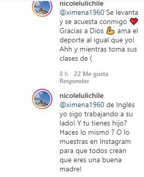 Luli encara a mujer que cuestionó su rol como mamá