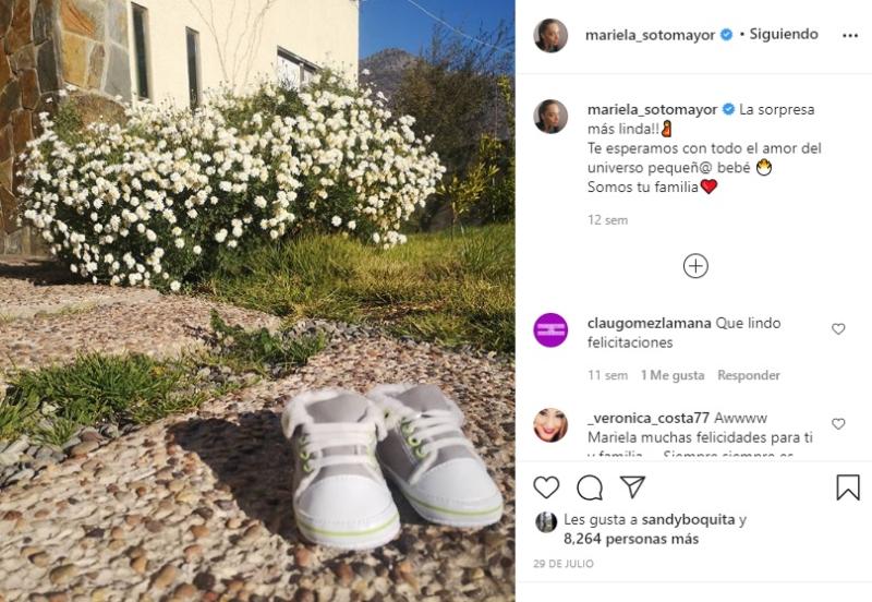 Mariela Sotomayor se muestra con 6 meses de embarazo