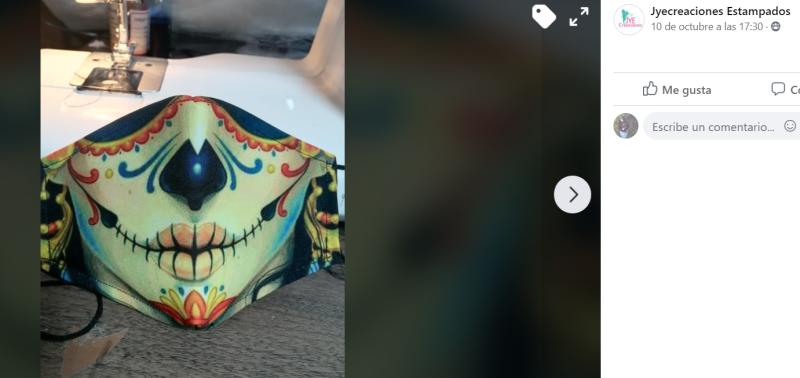 Mascarilla de Halloween