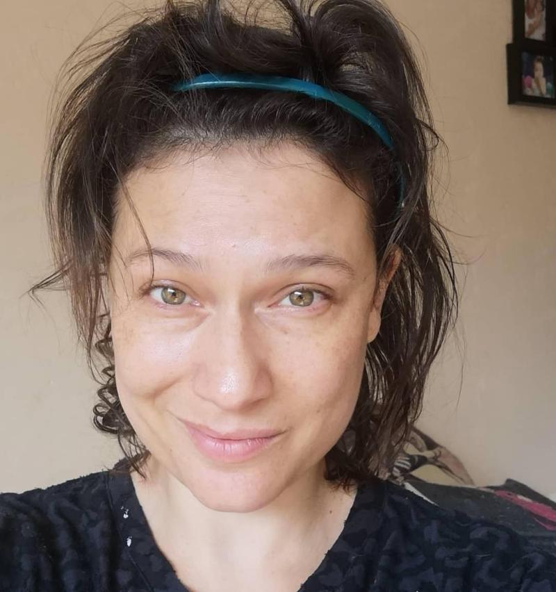 Catherine Mazoyer sin maquillaje