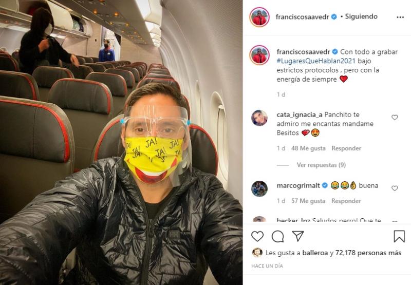 Pancho Saavedra muestra que volvió a grabar “Lugares que hablan”