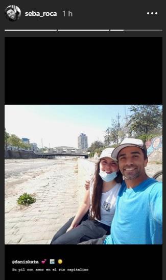 Sebastián Roca muestra a su polola en tierna selfie