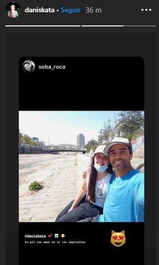 Sebastián Roca muestra a su polola en tierna selfie